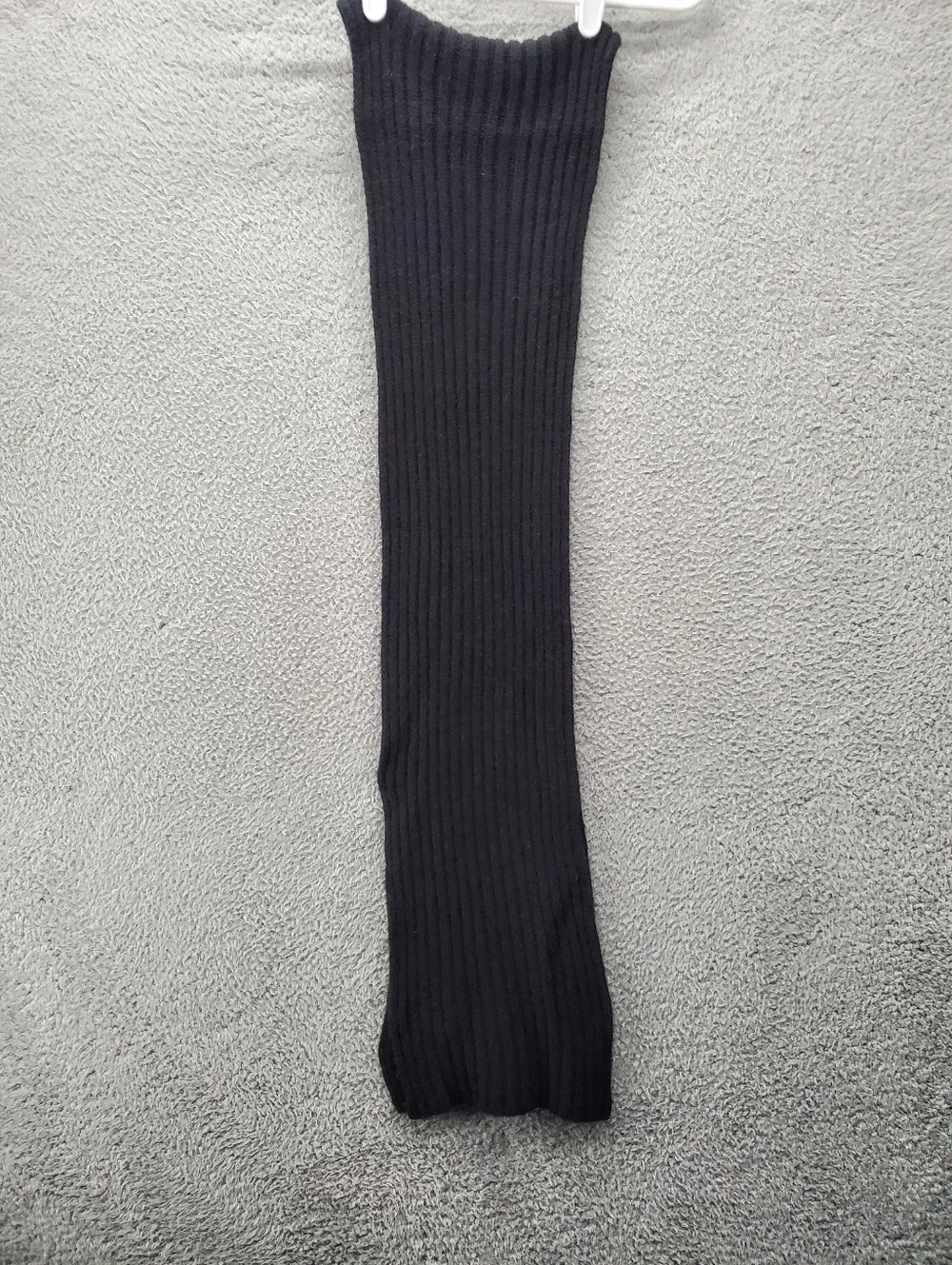 Polo Ralph Lauren Ribbed Knit Scarf Black